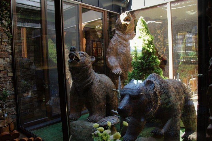 mountain resort river